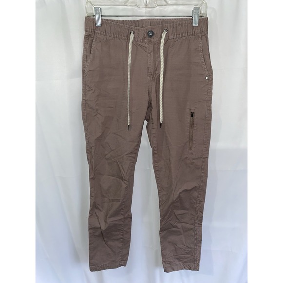 Vuori Pants - Vuori Ripstop Pants Women Small VW401 Stretch Drawstring Organic Cotton Athletic